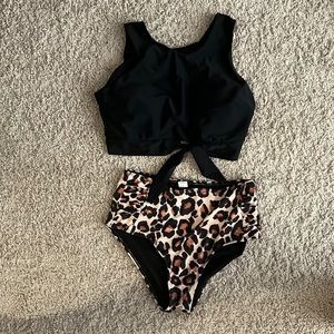 Cheetah bathing suit